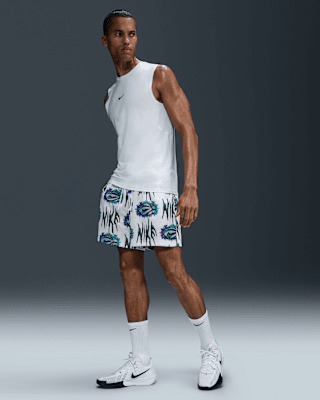 ◆Nike◆ Men's Dry Fit 5 Inch Mesh Basketball Shorts Nike Mens Dri-FIT 5
